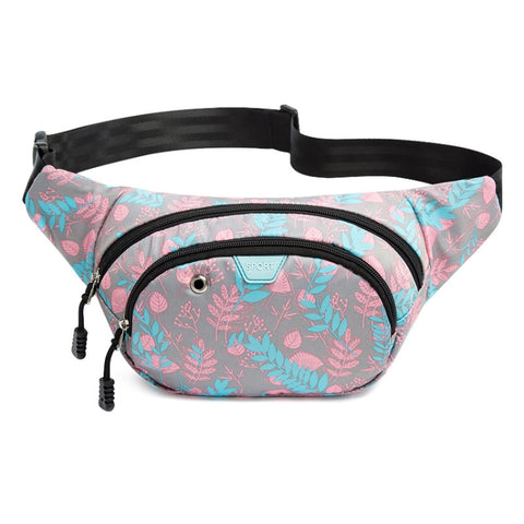 Ladies Sports Running Waist Bag Outdoor Leisure Cashier Wallet, 10 inch