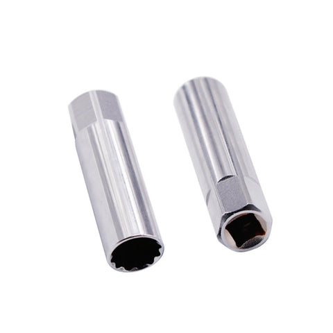 Car Spark Plug Sleeve Wrench Thin Flames Disassembly Tool, Specification:, 12mm (Shrapnel), 14mm (Shrapnel), 14mm (Magnetic), 16mm (Magnetic), 16mm (Glue Cover)