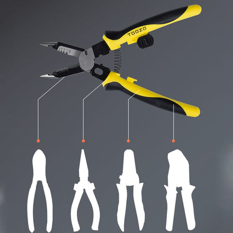 7 In 1 Multi-Function Wire Stripper Electrician Manual Tool, 7 in 1