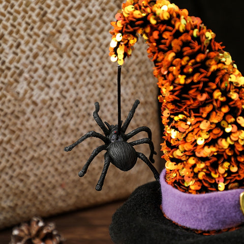 Halloween Decorative Supplies Shining Faceless Doll, Orange, Purple