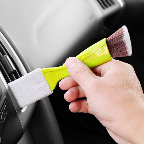 Car Air-Conditioned Air Outlet Cleaning Brush Car Interior Cleaning Tool Dust  Soft Hair Brush, Soft Hair Brush