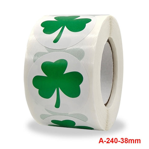 Clover Party Event Packaging Bag Decoration Sticker, Clover Sticker