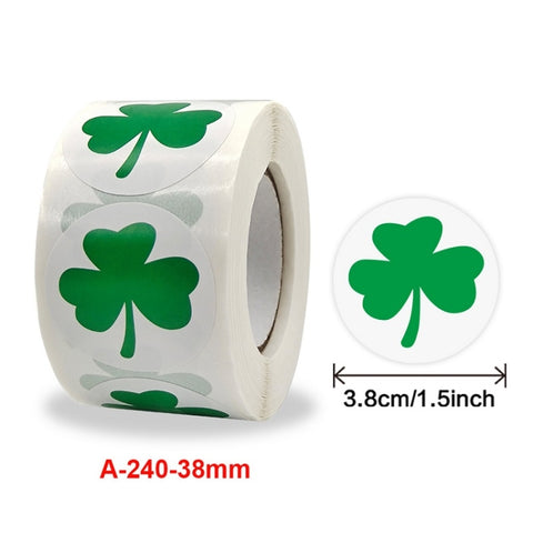 Clover Party Event Packaging Bag Decoration Sticker, Clover Sticker