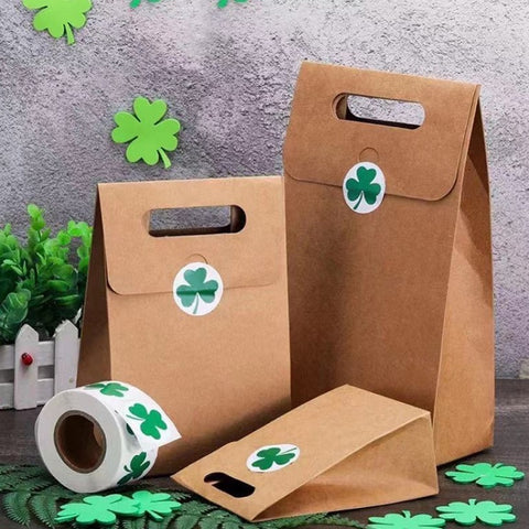 Clover Party Event Packaging Bag Decoration Sticker, Clover Sticker