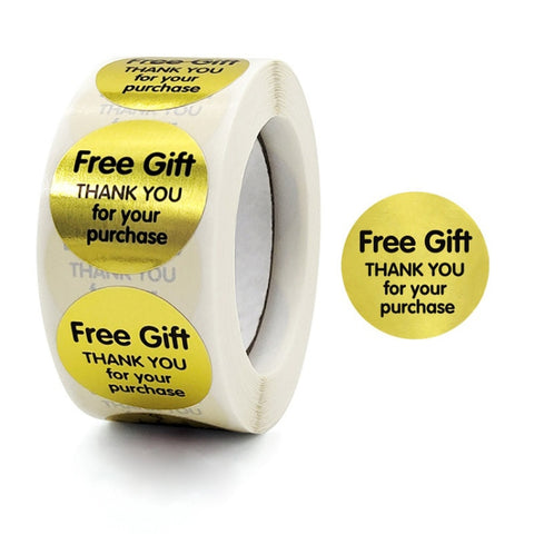 Thank You Decorative Stickers Mall Gift Stickers, 2.5cm / 1 Inch