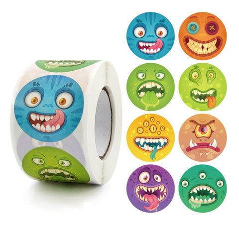 Halloween Pumpkin Car Sticker Holiday Gift Craft Decoration Sticker, 3.8cm / 1.5 Inch