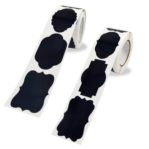PVC Removable Waterproof Sticker Kitchen Decoration Blackboard Label, 55x35mm