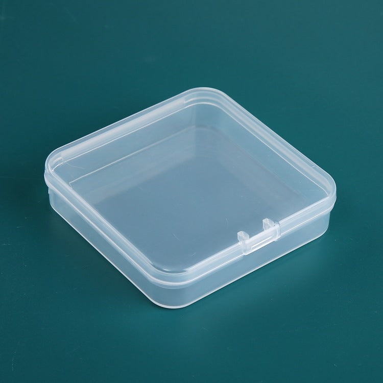 20 PCS Square Plastic Box With Cover Transparent Storage Box PP Parts Tool Box Electronic Component Accessories Box, 20 PCS Square
