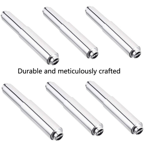 Tissue Box Plastic Retractable Shaft Core Spring Retractable Roll Paper Shaft, Style: Black, Chrome Stretch, Nickel Wire Drawing, Black