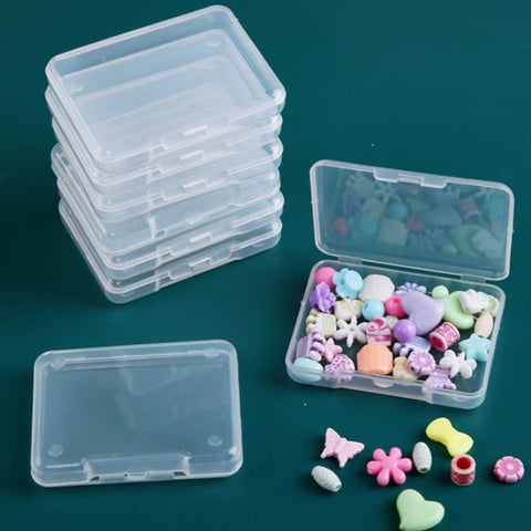 30 PCS Rectangular PP Transparent Plastic Box Parts Hardware Tool Accessories Storage Box, 30 PCS Rectangular