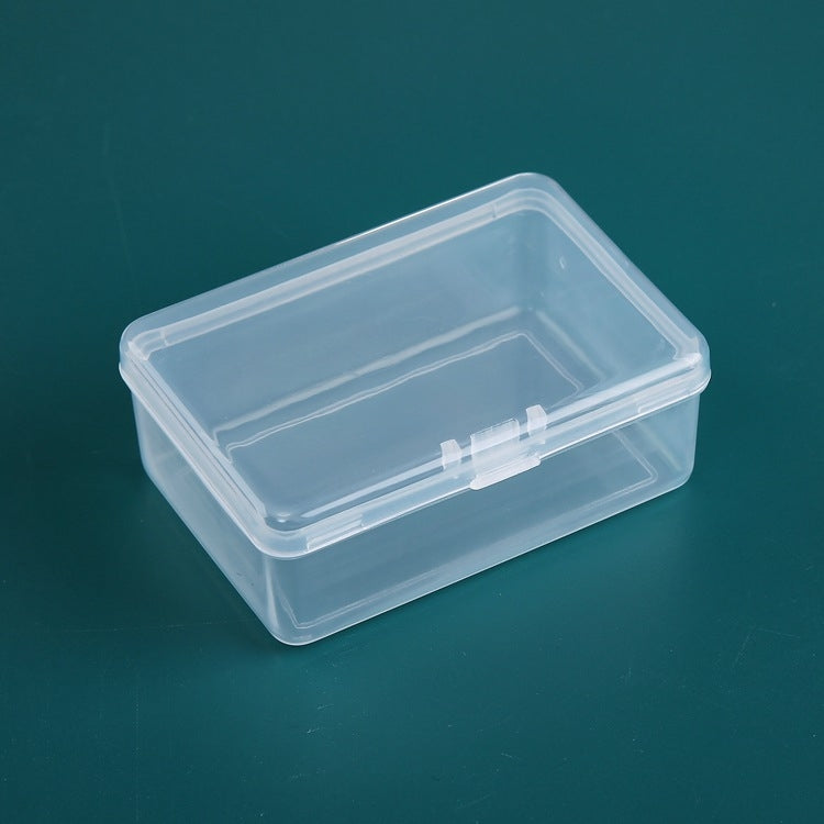 20 PCS Rectangular Plastic Box Transparent Parts PP Storage Box With Cover, 20 PCS Rectangular
