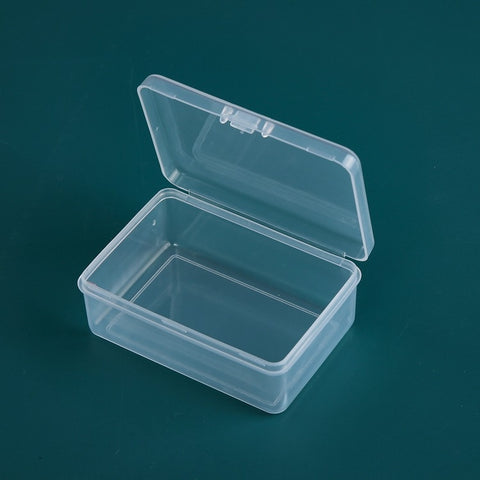 20 PCS Rectangular Plastic Box Transparent Parts PP Storage Box With Cover, 20 PCS Rectangular