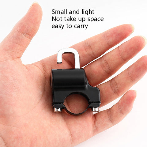Electric Car Helmet Lock Anti-Theft Fixed Multi-Function Lock Bicycle Handle Fixed Helmet Anti-Theft Lock Helmet Lock, Helmet Lock, Helmet Lock + Reminder Rope