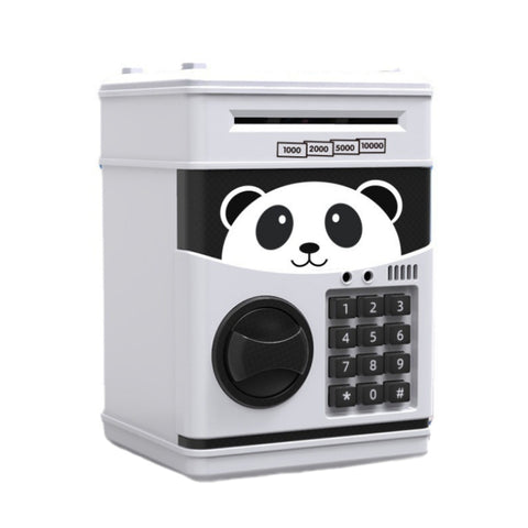 Password Safe Deposit Box Children Automatic Savings ATM Machine Toy, Black Red, White Blue, White Pink, Tyrant Gold, Silver, Red, Blue White, White Red, Rose Red, Panda, Reddish Black, Green, Red&Black