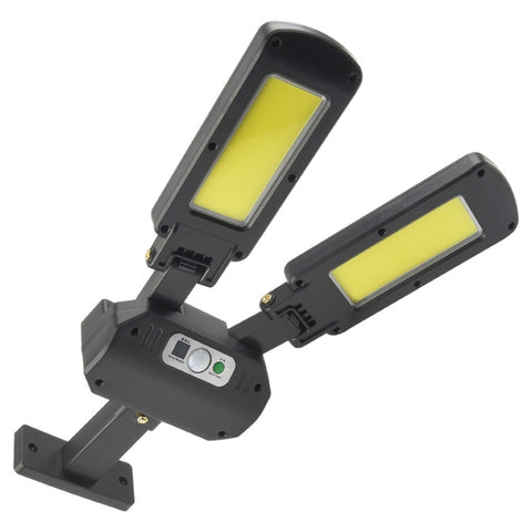 TG-TY097 2-Heads Solar Light Outdoor Human Body Induction Wall Lamp Garden Street LED Light, 200 COB