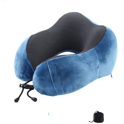 Magnetic Memory Foam U-shaped Pillow Suitable for Travel Solid Pillows