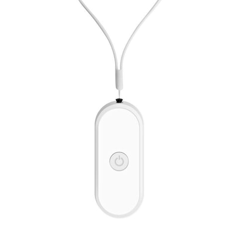 EP206 Hanging Neck Negative Ion Necklace Air Purifier, Black, White