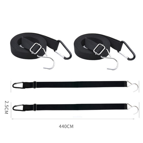 Car Jacket Windproof Belt Outer Garment Fixing Rope Anti-Strong Wind Thickening Adjustable Fixed Car Binding Belt, 2 PCS / Set