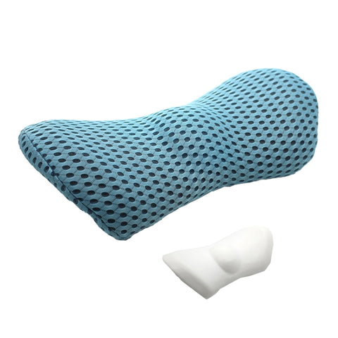Car Supplies Lumbar Support Memory Foam Car Backrest Lumbar Cushion Seat Cushion Lumbar Pillow, 4D Grid Blue, 4D Grid Light Gray, 4D Grid Dark Gray, 4D Grid Black, Deep Gray+Light Gray, Blue+Light Gray, Green+Light Gray, Cationic Sky Lake Blue         ...