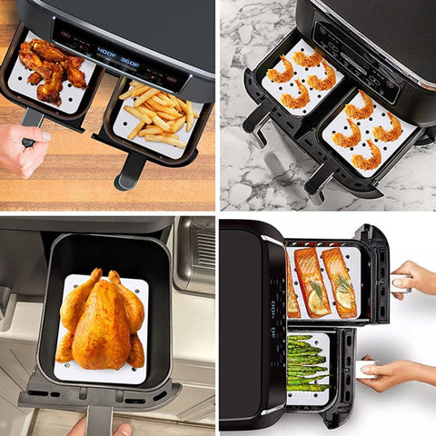 0303-1 Household Multifunctional Air Fryer Oil Absorbing Paper, 100 PCS, 200 PCS