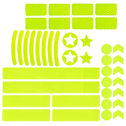 Motorcycle Bicycle broach Reflective Sticker Children Balance Scooter Luminous Sticker