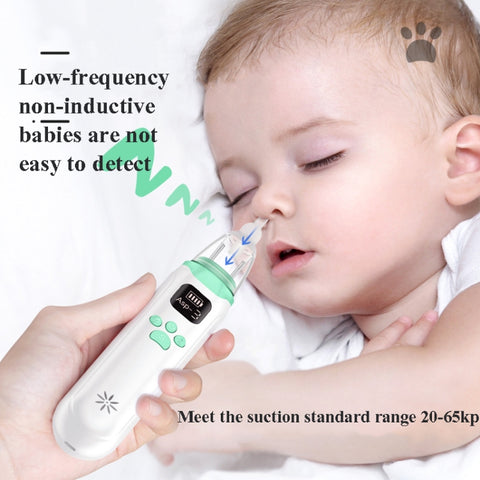 Infant Electric Nasal Aspirator With 3-gear Adjustable Nasal Clearer, Electric Nasal Aspirator
