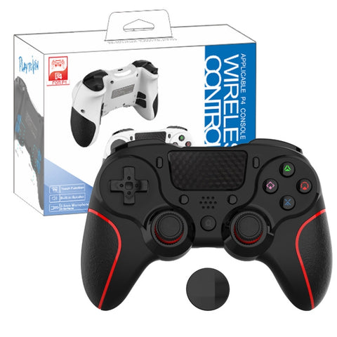 MB-P913 PC Six-Axis Somatosensory Back Key Programming Dual Vibration Bluetooth Gamepad For PS4 Pro, Red Black, Blue Black, Black White, Black