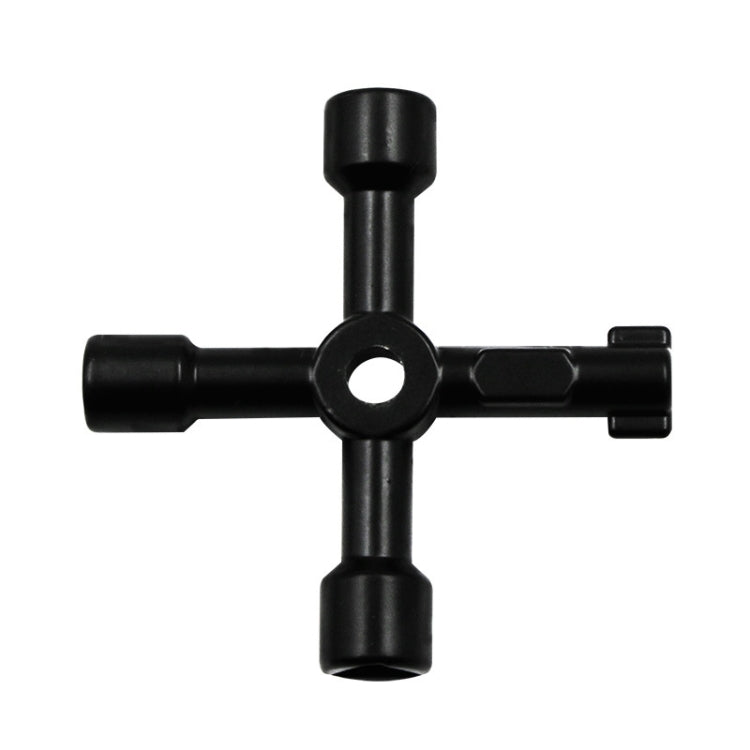 Elevator Water Meter Valve Cross Key Inner Triangle Wrench, Style: A Black, A Black, A Blue, B Silver, D Silver Center Six-side/Square Hole, E Silver, F Silver, D Silver Center Double-sided Square Hole