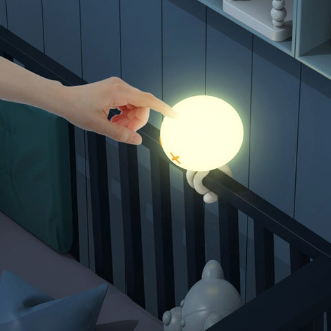 H10 Smart Silicone Sensor Night Light Jellyfish Shape Eye Protection Sleep Light, Spec:, 1200mAh