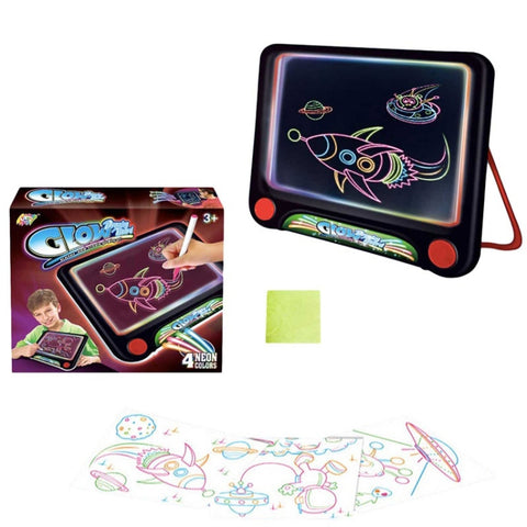 Multifunctional Luminous 3D Children Drawing Board, Without Watercolor Pen, Style:, 3D Space, 3D Dinosaur, 3D Ocean, Luminous Space, Luminous Ocean, Luminous Dinosaur
