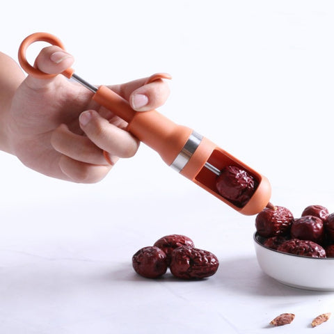 Red Date Pitting Device Kitchen Gadgets, Red Date Pitting  (Orange), Red Date Pitting (Orange)