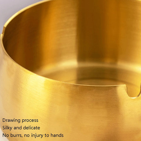 Thickened Stainless Steel Ashtray Windproof And Drop-Proof Ashtray, Small, Medium, Large, Extra Large