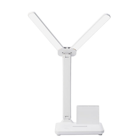 Double Head Lighting LED Charging Desk Lamp,Style:, Plug-in Version+Cable, Rechargeable 3600mAh+Cable, Rechargeable  4000mAh+Cable