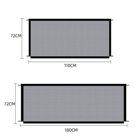 Pet Protective Fence Dog Isolation Net, Size：, 180x72cm, 110x72cm
