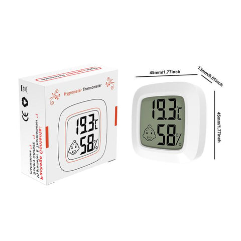Temperature And Humidity Measuring Baby Room Temperature Meter, Square