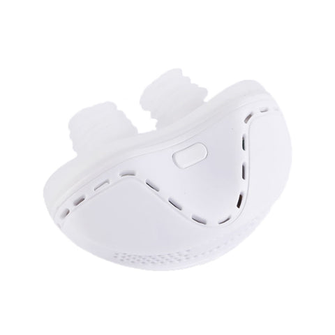 QC-002 Portable Chargeable Electric Anti-Snoring Device, Coral Blue, Icon White
