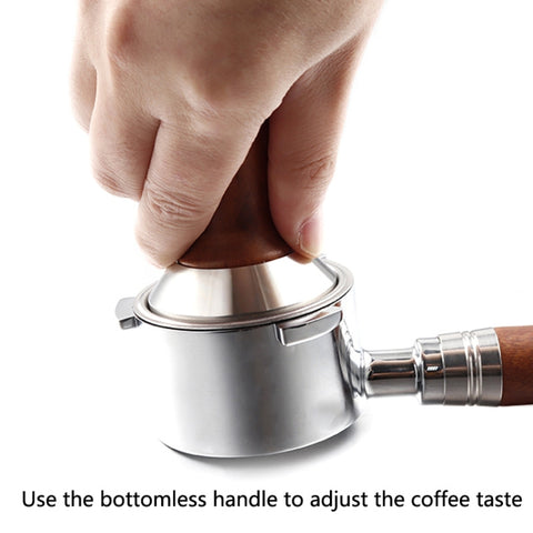 Zinc Alloy Coffee Machine Bottomless Handle For DeLonghi, Style:, Beech Flat Button, Plastic, Bamboo Without Button, Red Gem Without Button, Red Gem Two Wire Circle, Red Gem Straight, Black Rosewood Straight, Red Rosewood Flat Button                   ...