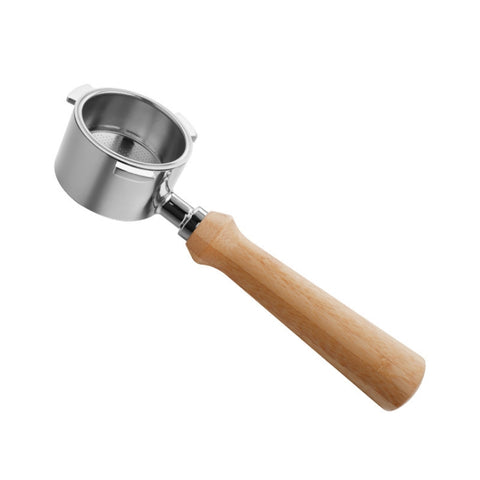Zinc Alloy Coffee Machine Bottomless Handle For DeLonghi, Style:, Beech Flat Button, Plastic, Bamboo Without Button, Red Gem Without Button, Red Gem Two Wire Circle, Red Gem Straight, Black Rosewood Straight, Red Rosewood Flat Button                   ...