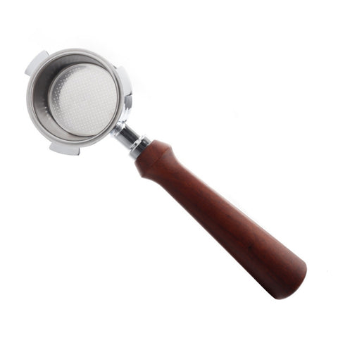 Zinc Alloy Coffee Machine Bottomless Handle For DeLonghi, Style:, Beech Flat Button, Plastic, Bamboo Without Button, Red Gem Without Button, Red Gem Two Wire Circle, Red Gem Straight, Black Rosewood Straight, Red Rosewood Flat Button                   ...