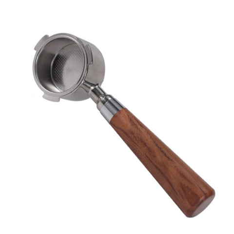 Zinc Alloy Coffee Machine Bottomless Handle For DeLonghi, Style:, Beech Flat Button, Plastic, Bamboo Without Button, Red Gem Without Button, Red Gem Two Wire Circle, Red Gem Straight, Black Rosewood Straight, Red Rosewood Flat Button                   ...