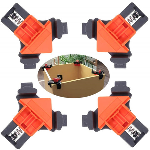 4 PCS/Set  90 Degree Woodworking Right Angle Clip, Right Angle Clip