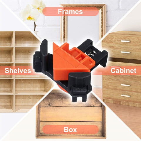 4 PCS/Set  90 Degree Woodworking Right Angle Clip, Right Angle Clip