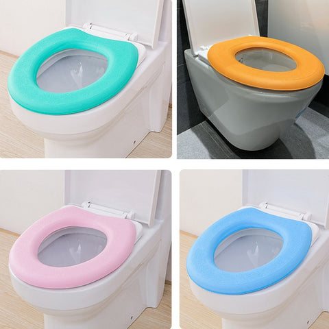 EVA Thermal Adhesive Toilet Seat Washer, Yellow, Green, Blue, Pink