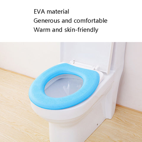 EVA Thermal Adhesive Toilet Seat Washer, Yellow, Green, Blue, Pink