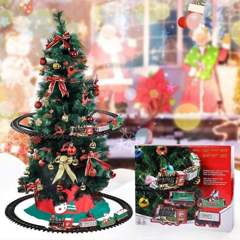 Electric Christmas Train Tree Decoration Rail Car Model, Rail Car Model(238-9)