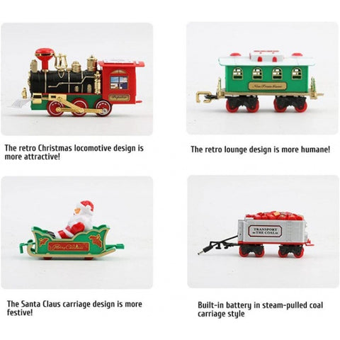 Electric Christmas Train Tree Decoration Rail Car Model, Rail Car Model(238-9)
