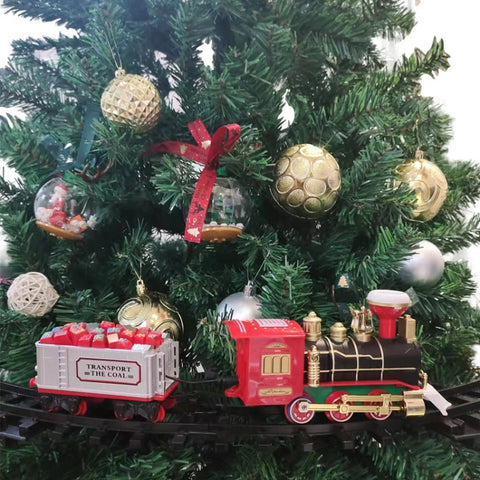 Electric Christmas Train Tree Decoration Rail Car Model, Rail Car Model(238-9)