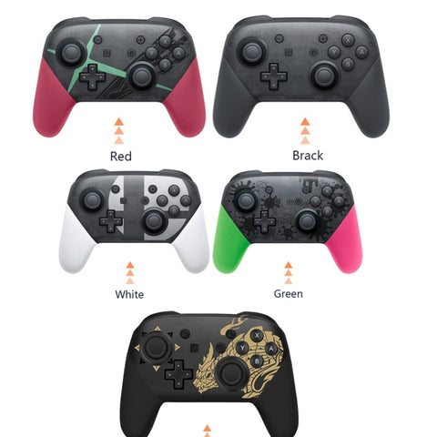 L-0326 Wireless Gamepad For Switch Pro,Style:, Black, Green Pink, Black - Full Function + NFC + Wake-up (1: 1), Green Pink - Full Function + NFC + Wake-up (1: 1), Monster Hunter Full Function + NFC + Wake-up (1: 1), Black - Full Function HD Edition    ...