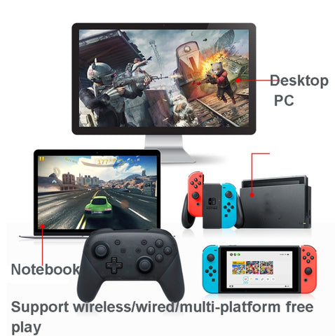 L-0326 Wireless Gamepad For Switch Pro,Style:, Black, Green Pink, Black - Full Function + NFC + Wake-up (1: 1), Green Pink - Full Function + NFC + Wake-up (1: 1), Monster Hunter Full Function + NFC + Wake-up (1: 1), Black - Full Function HD Edition    ...