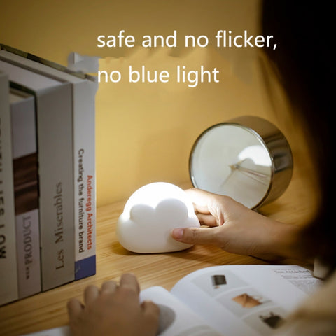 ZAY-L02 Bedroom Cute Cloud USB Night Light, ZAY-L02 White, ZAY-L02 Blue, ZAY-L02 Pink